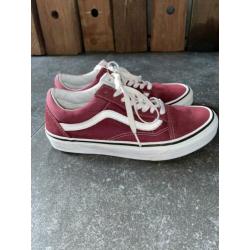 Vans bordeaux rood maat 40,5