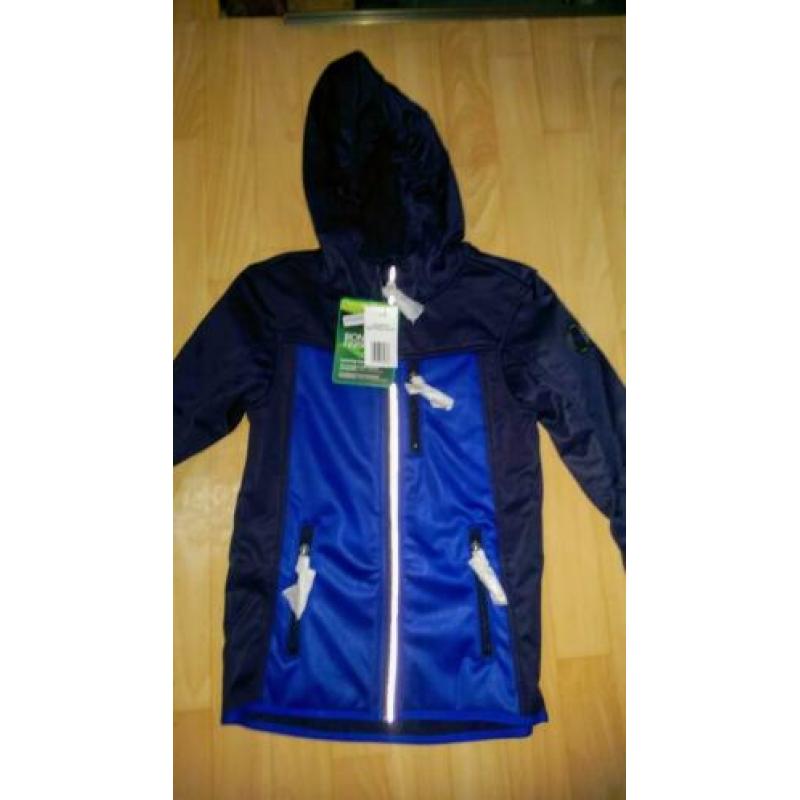 Nieuwe sportieve softshell jassen/jack.(2x) mt 128