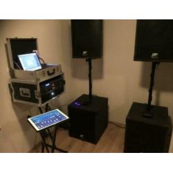 2 x 750 watt speakerset jb systems live pro 2 x sub 2 x top