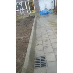 Trottoirbanden 16x + bochten