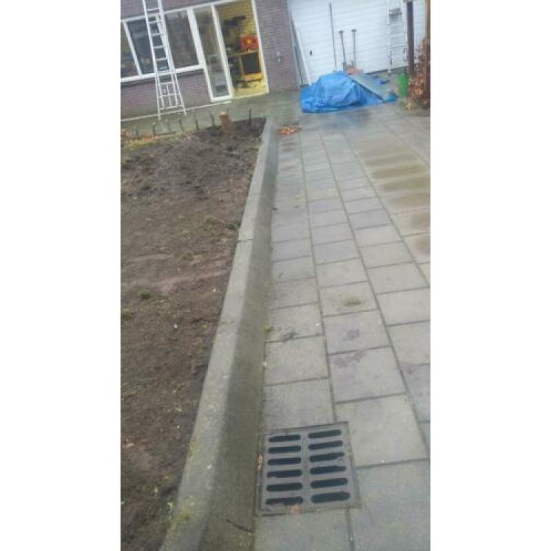 Trottoirbanden 16x + bochten