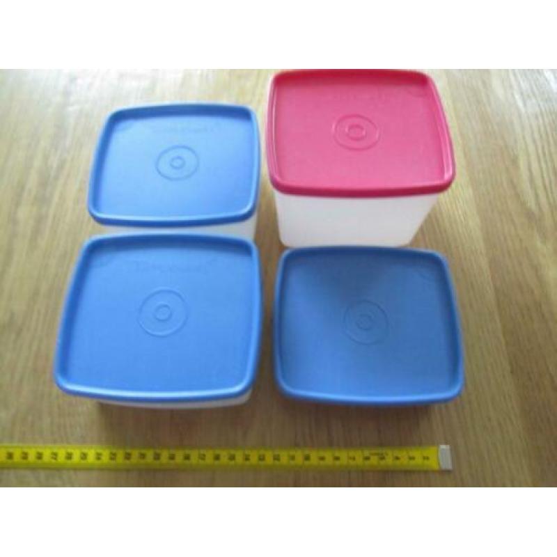 tupperware diepvries dozen set van 4 bakjes voor diepvries