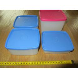 tupperware diepvries dozen set van 4 bakjes voor diepvries