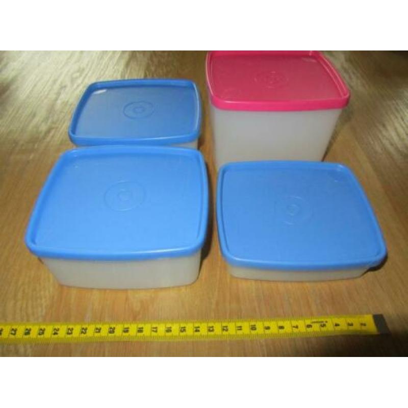 tupperware diepvries dozen set van 4 bakjes voor diepvries