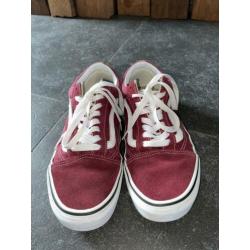 Vans bordeaux rood maat 40,5