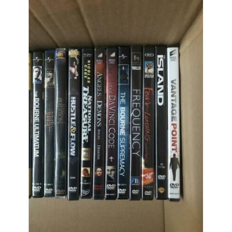 Te Koop: Partij DvD's diverse genres Actie, Teken, horror