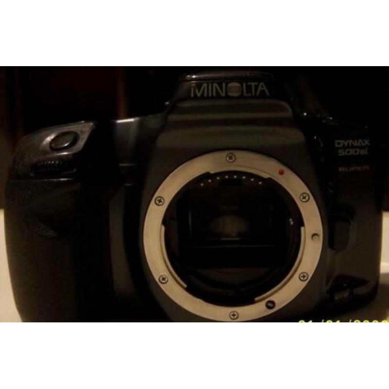 Minolta Dynax 500si, 35mm spiegelreflexcamera