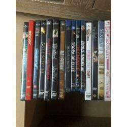 Te Koop: Partij DvD's diverse genres Actie, Teken, horror