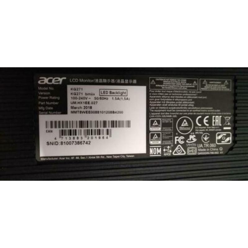 Acer KG271 bmiix