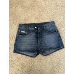 Alexa Chung denim jeans shorts 27 XS korte broek zgan