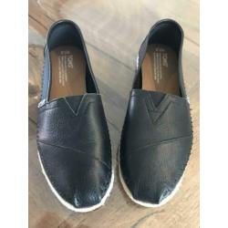 Toms zwart leer maat 38