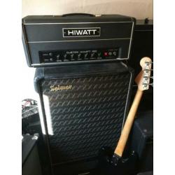 HIWATT DR103 + SELMER GOLIATH bass stack