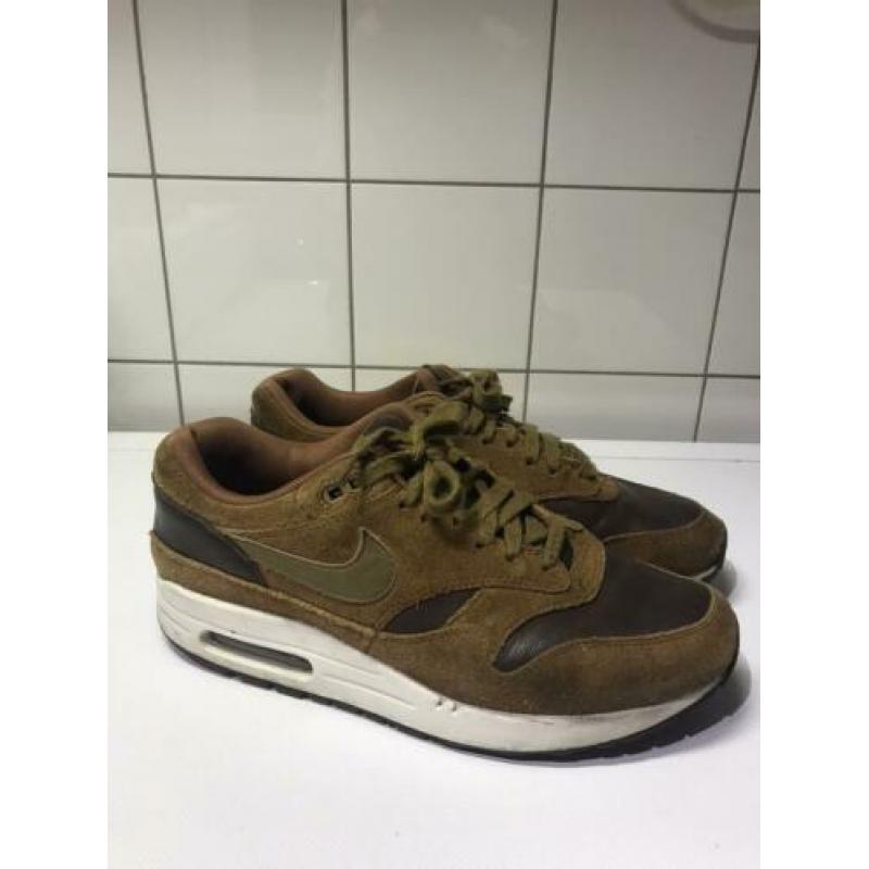 Nike Air Max 1 bruin suède zo goed als nieu