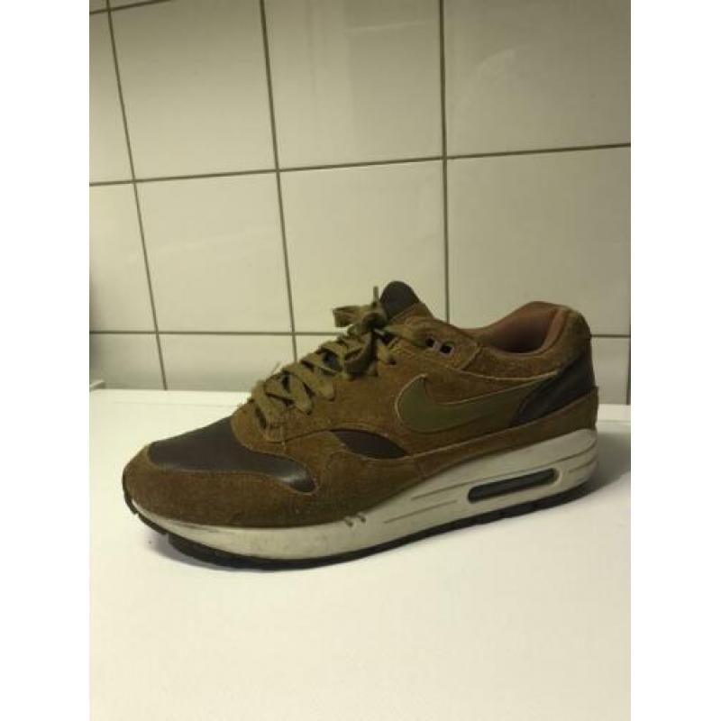 Nike Air Max 1 bruin suède zo goed als nieu