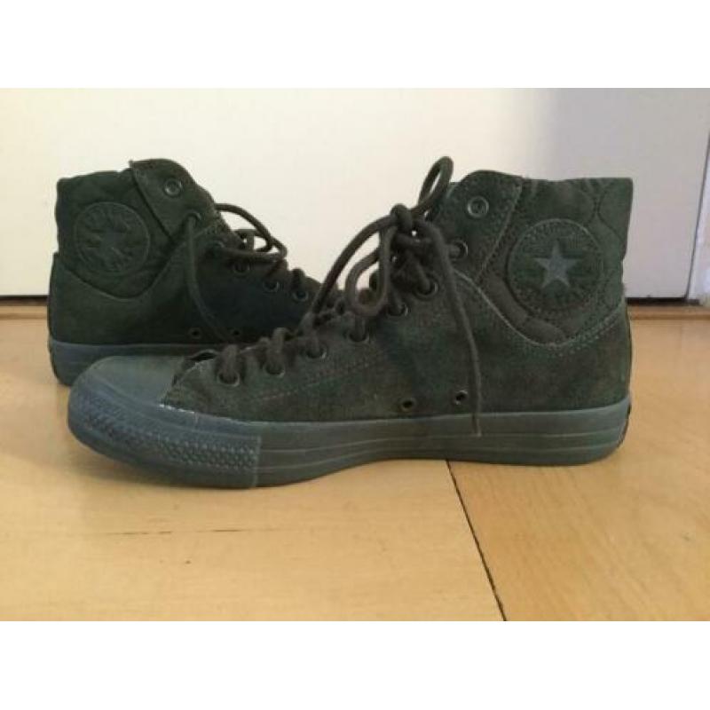 Converse All Star sneakers donker groen suède maat 42,5