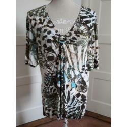 Mooi GERRY WEBER V-hals shirt maat 44