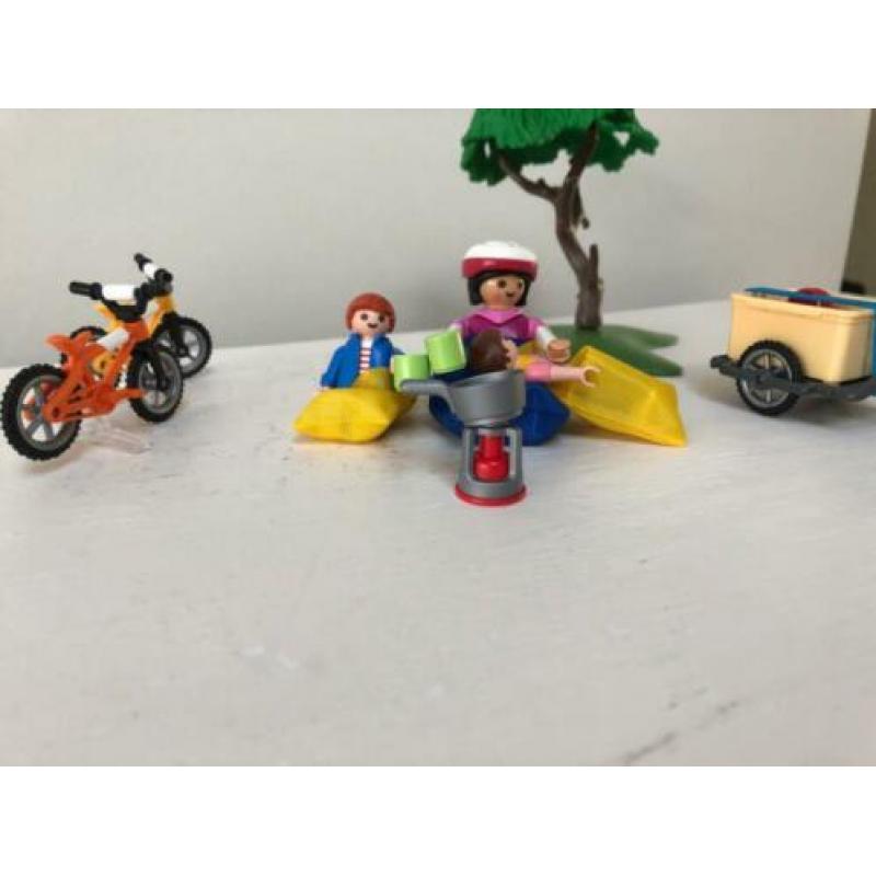 * playmobbil 6890 mountainbiketocht met bolderwagen*