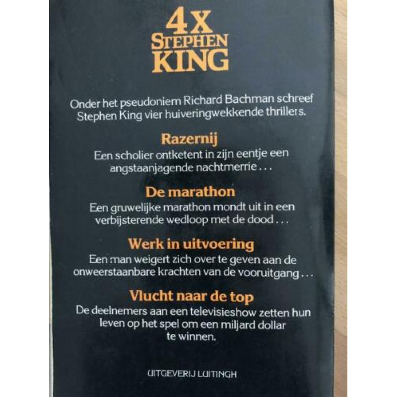 OPRUIMING: thriller, Stephen King 4x oa Razernij, boek