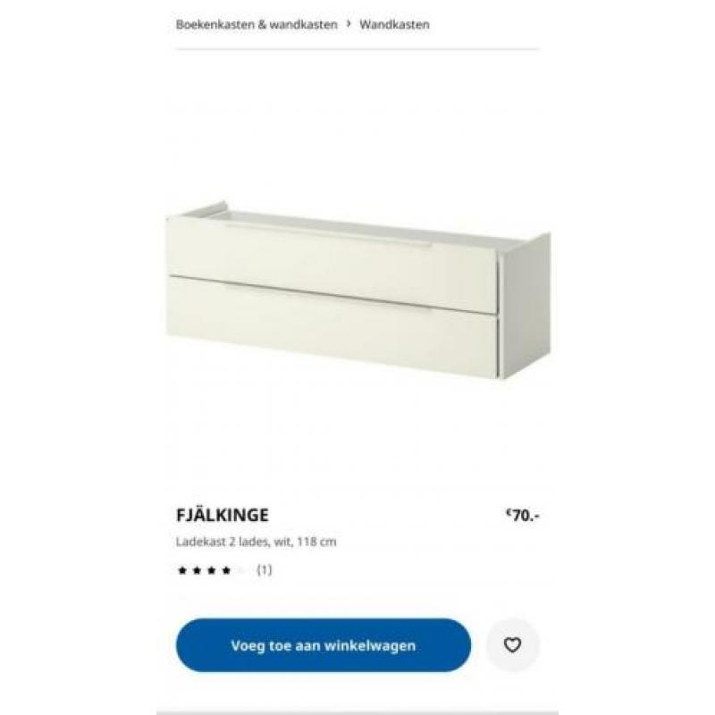 IKEA FJÄLKINGE kastmet extra lade te koop