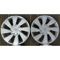 #Nette Set Toyota Wieldoppen 14 inch Origineel (Aygo Yaris)#