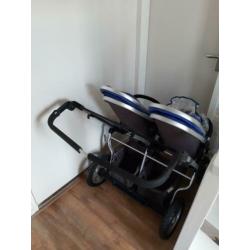 Firstwheels duowagen/ tweeling kinderwagen/ combiwagen!