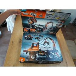 Lego Technic unimog 8110 * nettjes gesorteerd met toebehoren