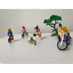 * playmobbil 6890 mountainbiketocht met bolderwagen*