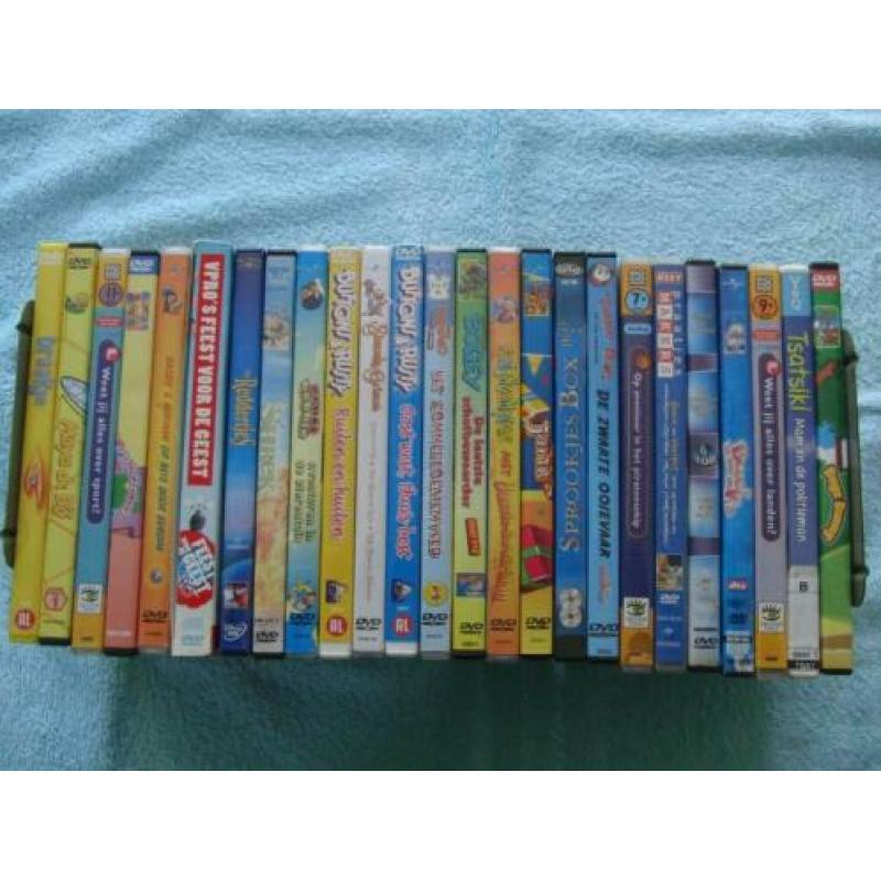 100x Kinder / Jeugd DVD's - Pinokkio Bugs Bunny Wolleke enz