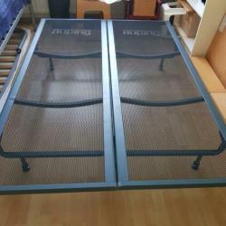 Auping bed 200 x 140, 2 spiralen 70 x 200 + K2 potenset