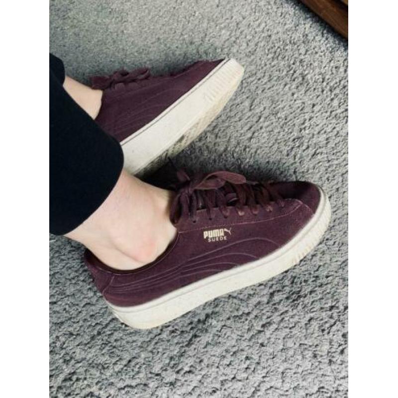 Puma suede platform