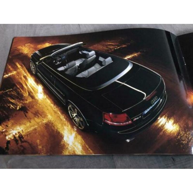 AUDI RS4 Cabriolet (A4 B7 RS V8 4.2 Cabrio) brochure (2006)