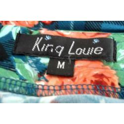 KING LOUIE stretch bloemetjes rok mt M