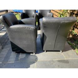 Woonkamer stoelen set 4st