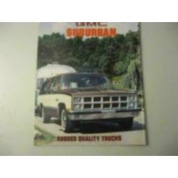 1981 GMC Suburban Brochure USA