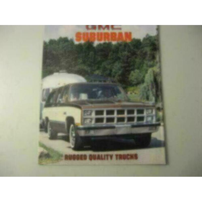 1981 GMC Suburban Brochure USA