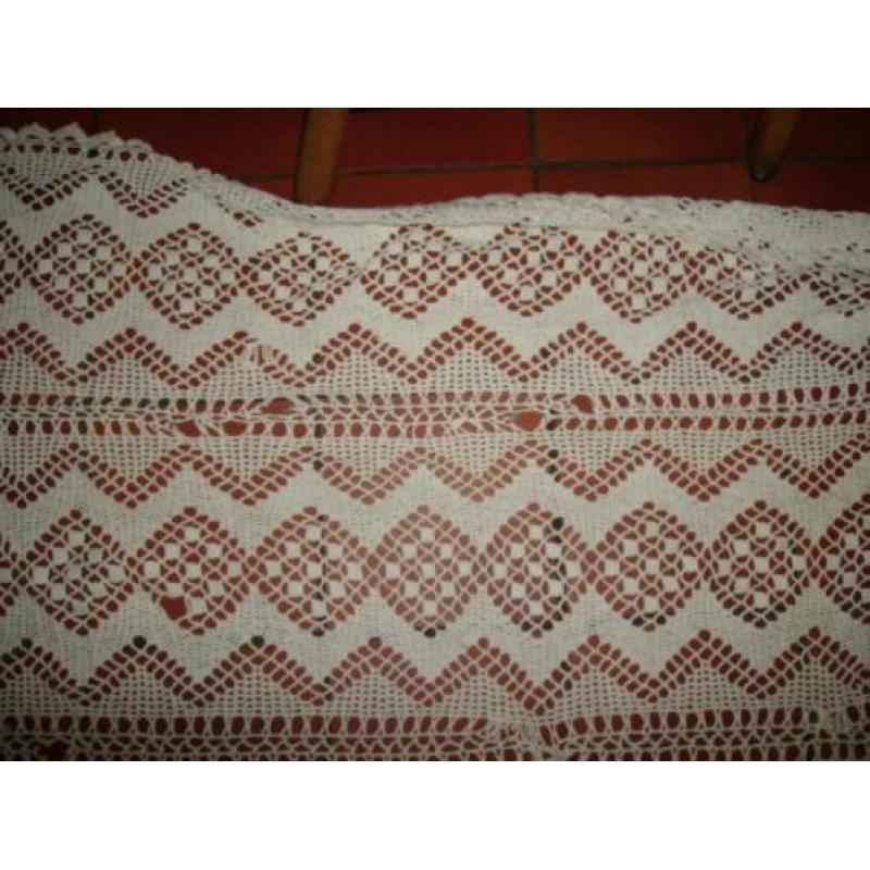 Sprei, handgehaakt, jaren 70, vintage