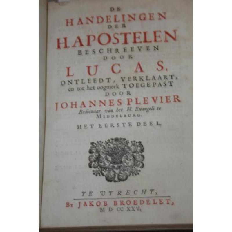 J. Plevier - De Handelingen der H. Apostelen (1725-1729)