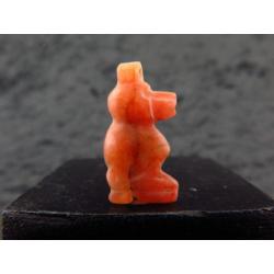 Egyptian carnelian amulet of Toth as Baboon