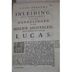 J. Plevier - De Handelingen der H. Apostelen (1725-1729)