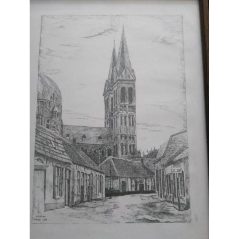 Tekening Geldrop 37- 28cm Hetze 1918 J.Vermeulen