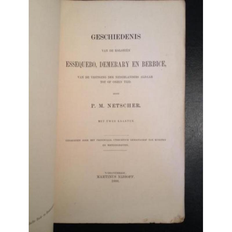 Geschiedenis koloniën Essequebo, Demerary en Berbice - 1888