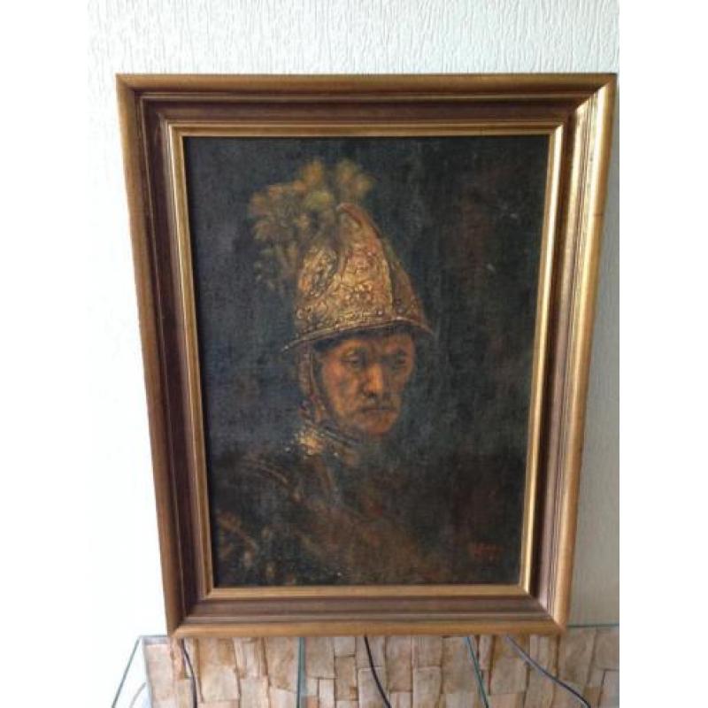 De man met de gouden helm H.BAUR '67 Rembrandt replica