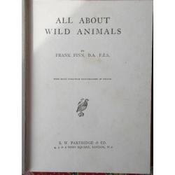 Mooi antiek boek uit Engeland over wilde dieren uit 1913.