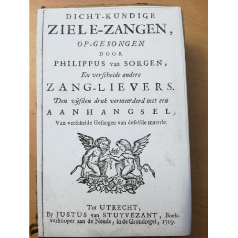 Liederen P. van Zorgen, J. Kloek, 1709