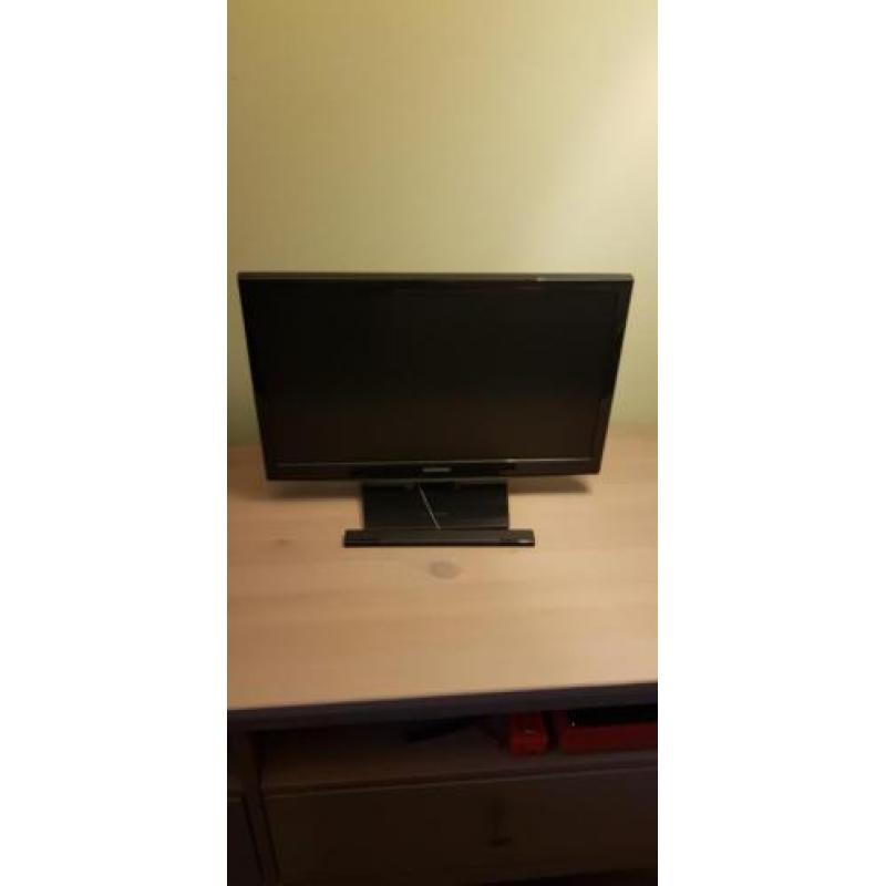 TV (Samsung 50cm; als nieuw; compact formaat; plus tv-voet)