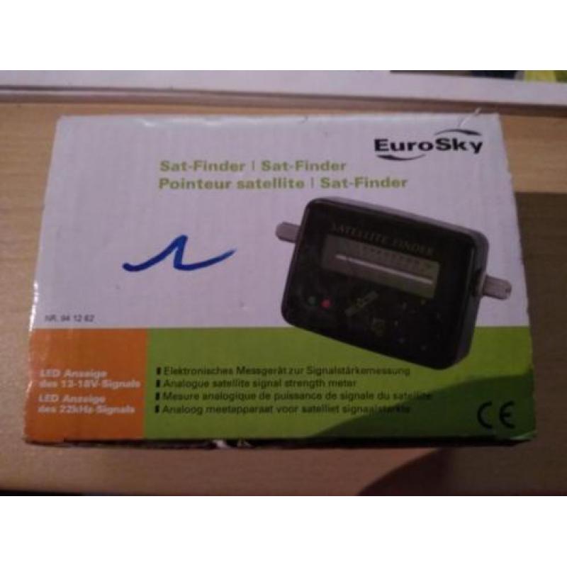 Eurosky satfinder met kabeltje