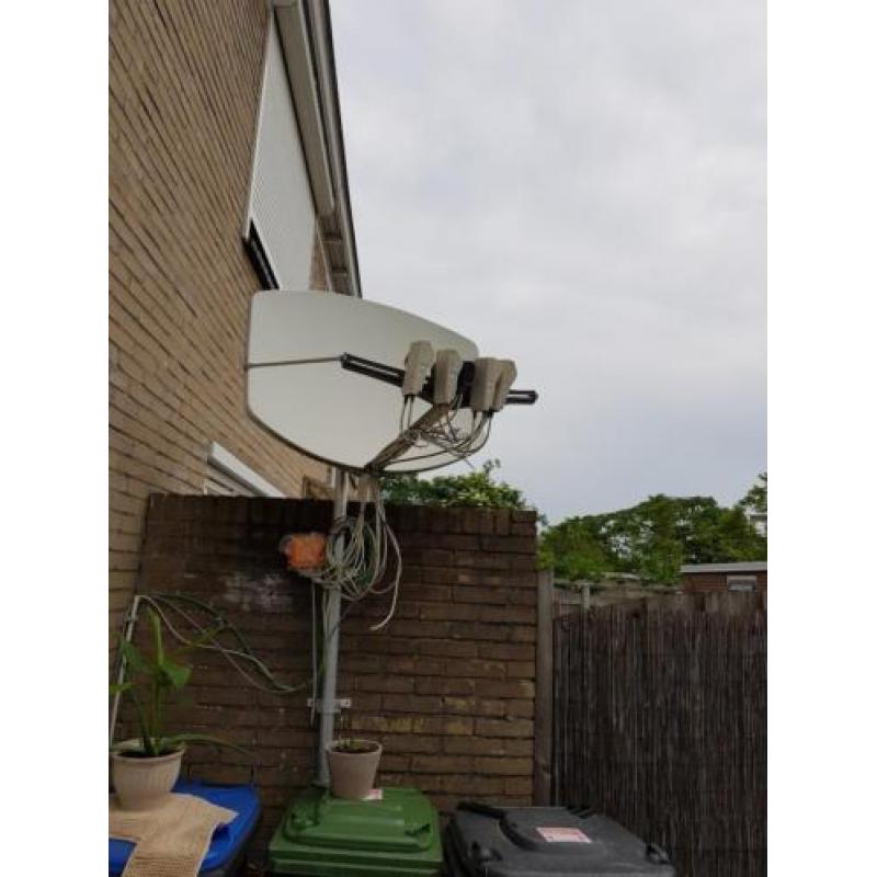 Visiosat schotelantenne LNB statief kabel