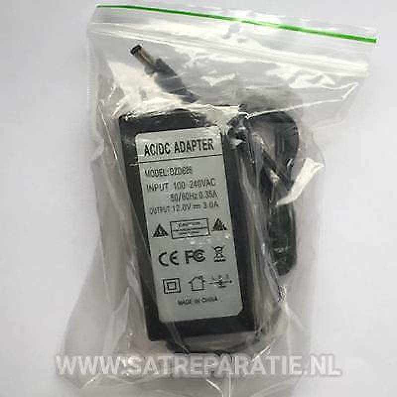 AC adapter voeding 12V 2A tot 5A Dreambox en VU+ Solo 2