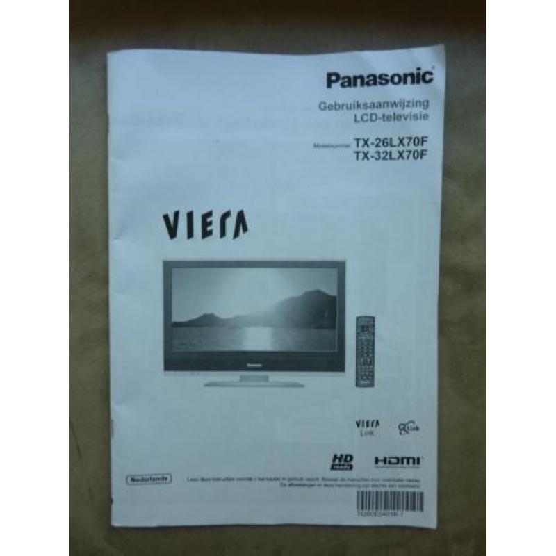 Panasonic 32 inch lcd televisie TX-32LX70F