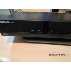 Decoder HUMAX IR FOX Z met scart, afst bed en stroomkabel